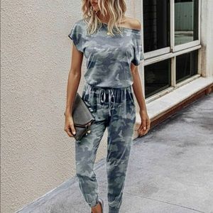 SHEIN Camo Jumpsuit